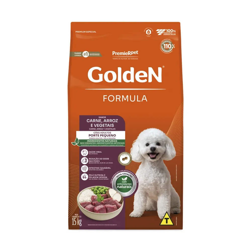 Golden Raças Pequenas Carne 15kg